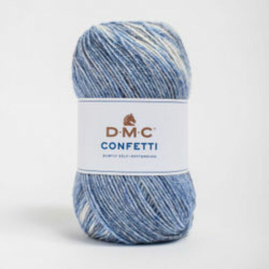 DMC Confetti - 555 Kék-szürke