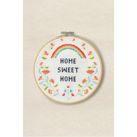 DMC Gift of Stitch keresztszemes hímzőkészlet - Home Sweet Home