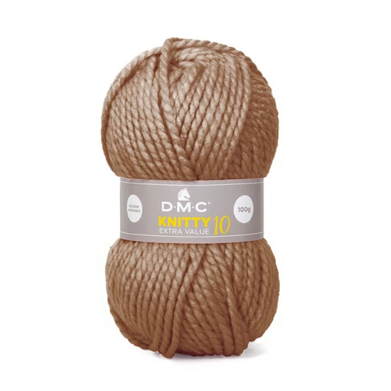 DMC Knitty 10 vastag fonal - mogyoro 927