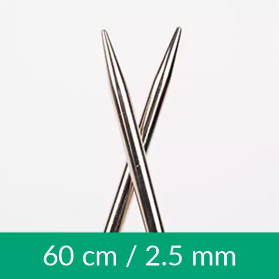 DROPS fém kötőtű – 60 cm – 2,5 mm