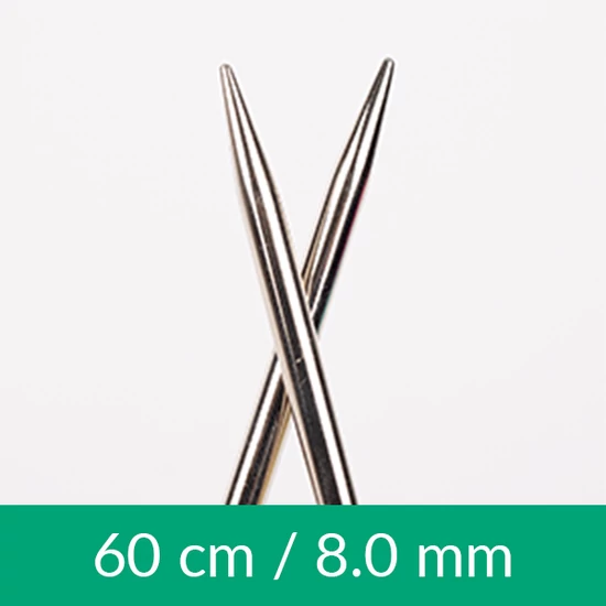 DROPS fém kötőtű – 60 cm – 8,0 mm
