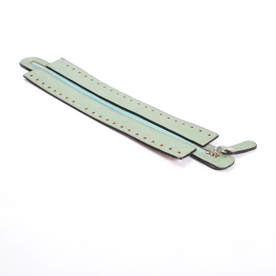 Horgolható cippzár - 30 cm - MENTA