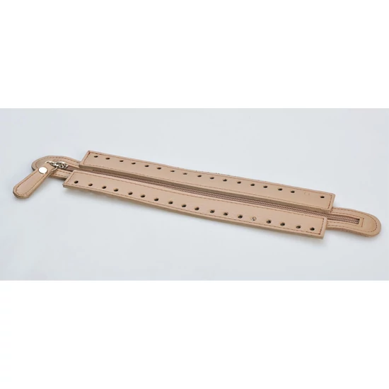 Horgolható cippzár - 30 cm - BEIGE CIGAR