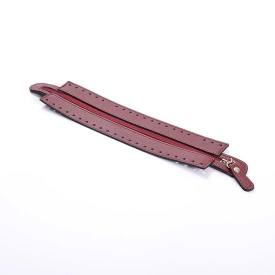 Horgolható cippzár - 30 cm - SÖTÉT BORDÓ