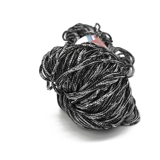 Basic Cord 200 g - multicolor fekete-feher