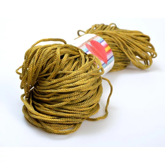 Basic Cord 200 g - GOLD OLIVE