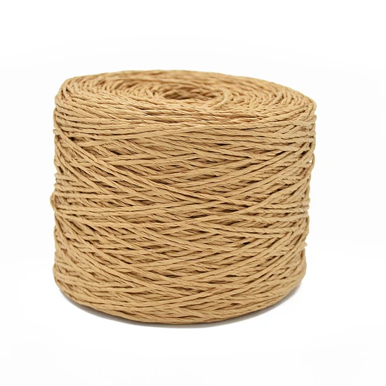 Természetes szalma fonal táskához, kalaphoz 250 g - BEIGE