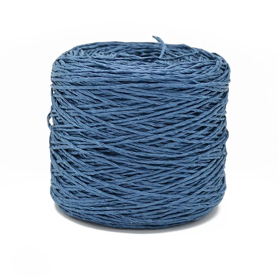 Természetes szalma fonal táskához, kalaphoz 250 g - LIGHT BLUE
