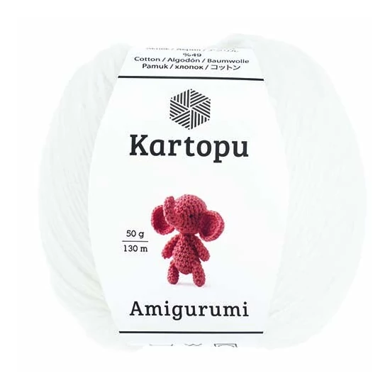 Kartopu Amigurumi - fehér