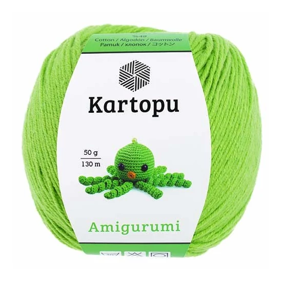 Kartopu Amigurumi - fűzöld