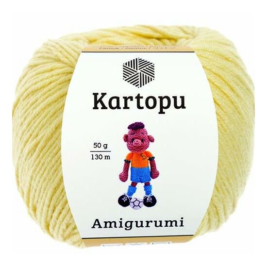 Kartopu Amigurumi - pasztel sárga