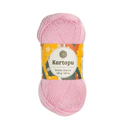 Kartopu Bambu Sakura bambusz-akril gyerekfonal - rózsaszín