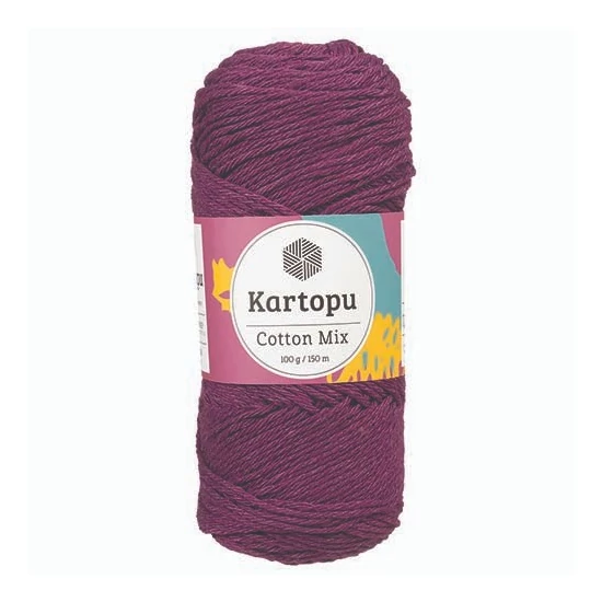 Kartopu Cotton mix cekkerfonal - Bordó