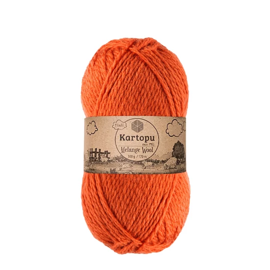 Kartopu Melange Wool - Tégla