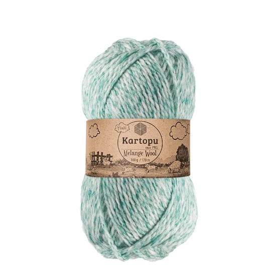 Kartopu Melange Wool - Mojito melange