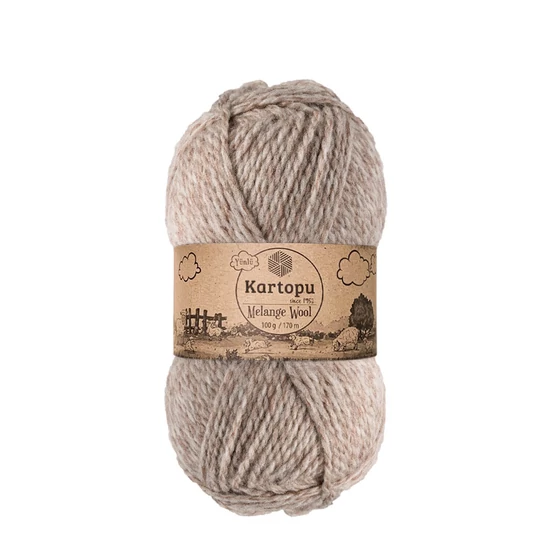 Kartopu Melange Wool - Bézs melange