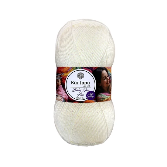 Kartopu Baby One Lux - 019 - Törtfehér