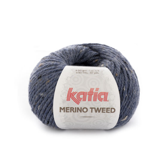 Katia Merino Tweed - Farmerkék