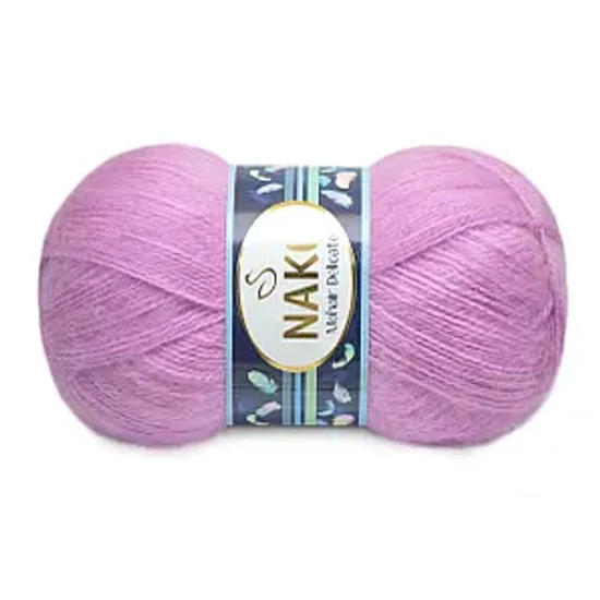 Nako Mohair Delicate Uni - 6113 - mályva