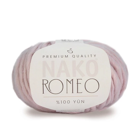 Nako Romeo 100% gyapjú chunky fonal – 13422 – Pastel Pink