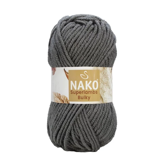 Nako Superlambs Bulky – 11457 – SÖTÉTSZÜRKE