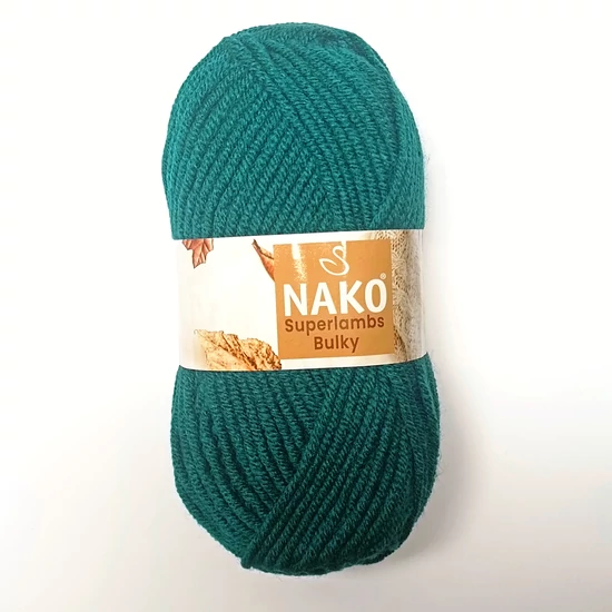 Nako Superlambs Bulky – 12110 - SMARAGD
