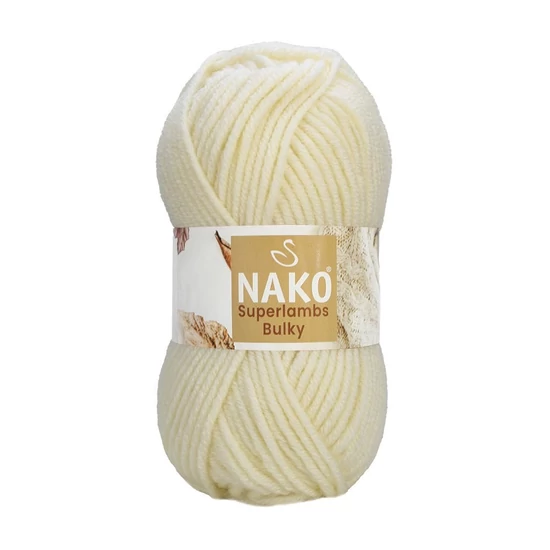 Nako Superlambs Bulky – 6645 – TÖRTFEHÉR