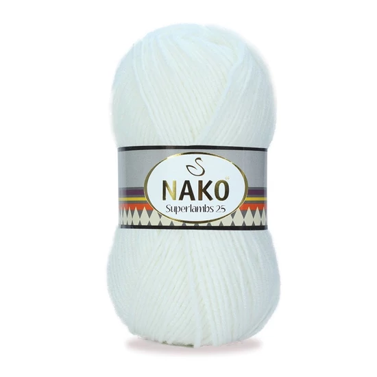 Nako Superlambs 25 – 208 – Fehér