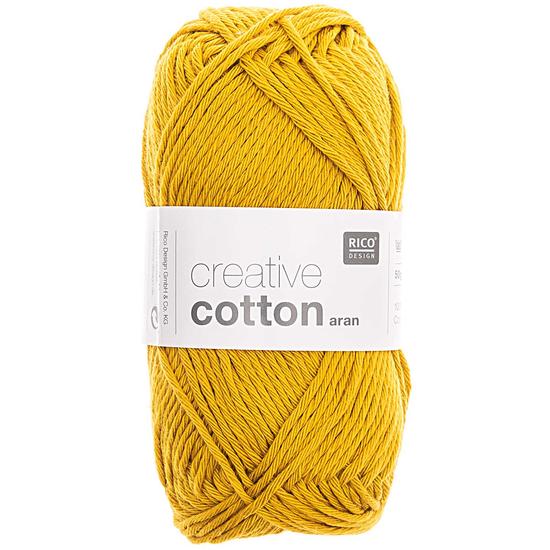 Rico Creative Cotton 100% vastag pamut - mustár
