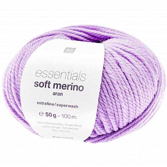 Rico Essentials Soft Merino Aran - viola