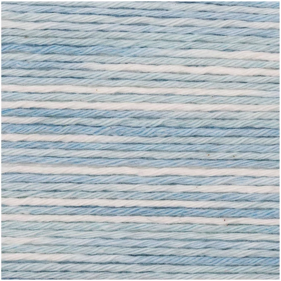 Rico Baby Cotton Soft Print - Világoskék-fehér