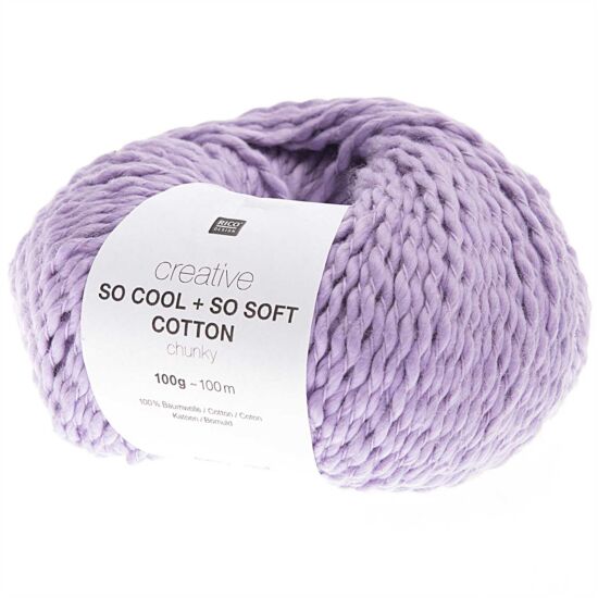 Rico So Cool + So Soft Cotton Chunky - lila