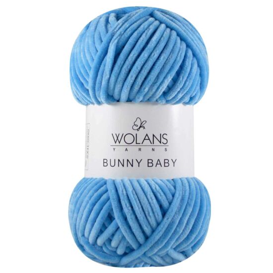 Bunny Baby plüssfonal - türkisz kék