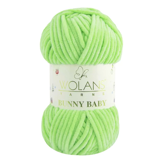 Bunny Baby plüssfonal - lime