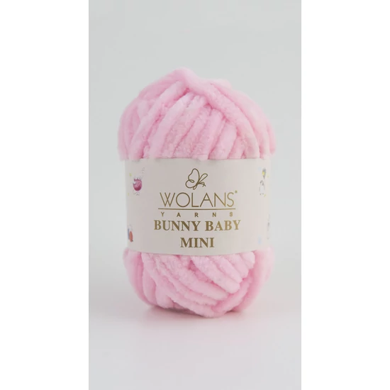 Bunny Baby MINI plüssfonal - babarózsa