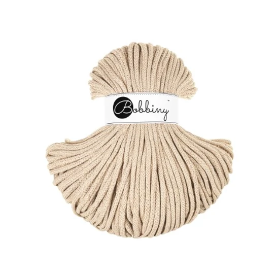 Bobbiny Premium Zsinórfonal - 5 mm - GOLDEN WARM BEIGE