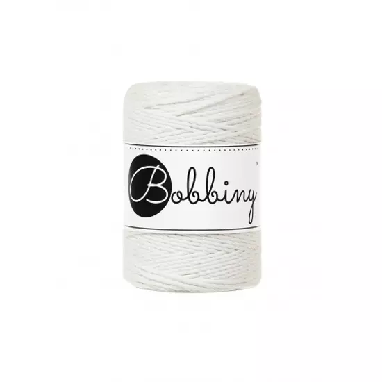 Bobbiny 3 Ply Makramé fonal 1,5 mm - OFF-WHITE