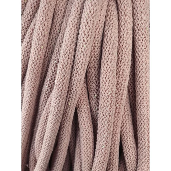 Bobbiny Zsinórfonal Jumbo 9 mm - Glossy Pastel Pink - 10 m