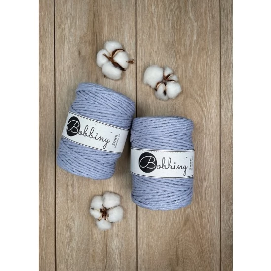 Bobbiny kifésülhető makramé fonal 5 mm - Glossy Iris