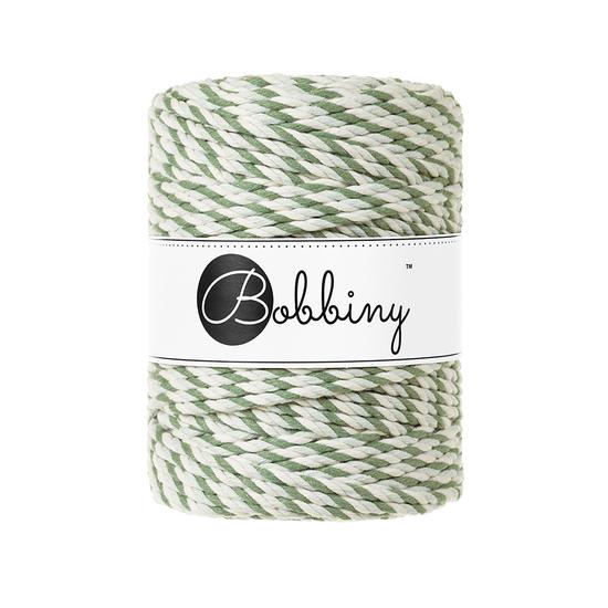 Bobbiny 3 Ply Makramé fonal 5 mm - Magical Collection - Milky Green
