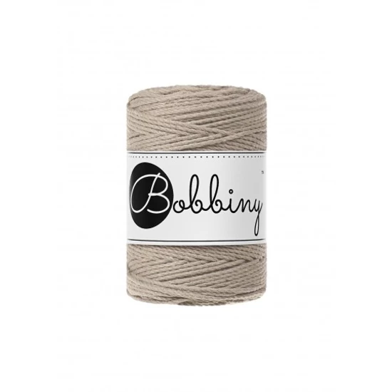 Bobbiny 3 Ply Makramé fonal 1,5 mm - BÉZS