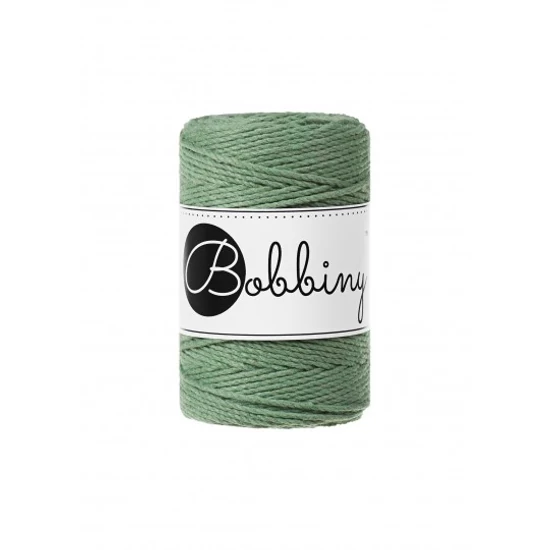 Bobbiny 3 Ply Makramé fonal 1,5 mm - Eukaliptusz