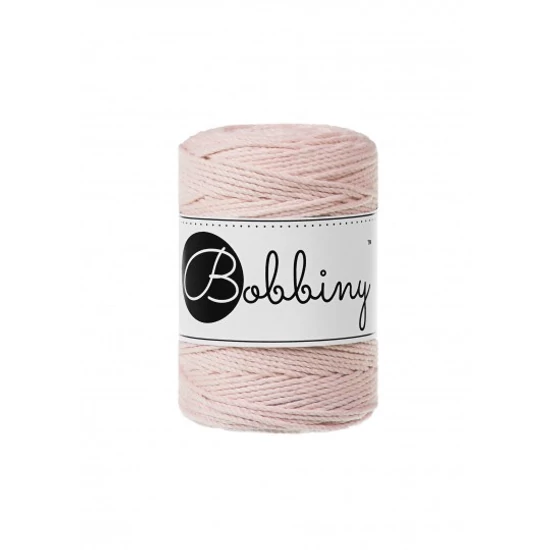 Bobbiny 3 Ply Makramé fonal 1,5 mm - Pastel Pink