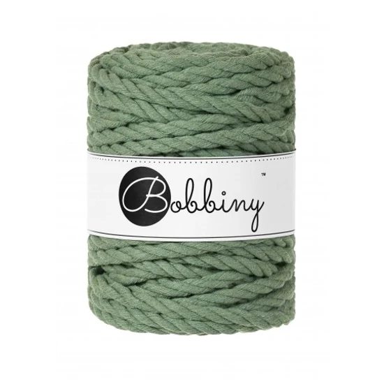 Bobbiny 3 Ply Makramé kötél 9 mm - Eucalyptus green