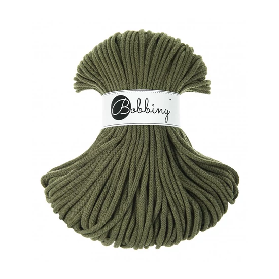 Bobbiny Premium zsinórfonal 5 mm – AVOKADO - 100 m