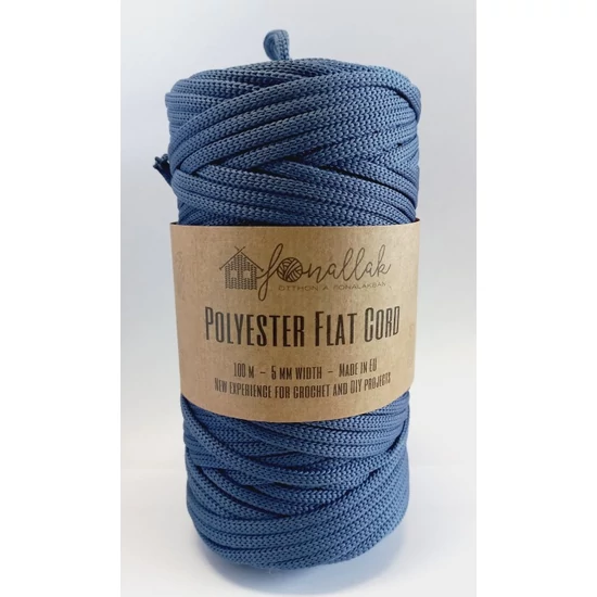 Fonallak PP flat cord - FARMERKÉK