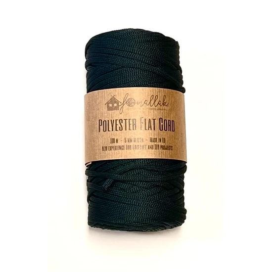 Fonallak PP flat cord - ERDŐZÖLD