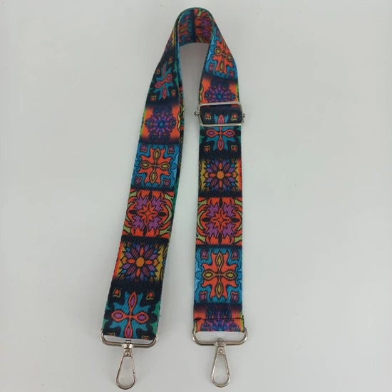 Textil táskafül heveder crossbody/vállpánt - rózsaablak