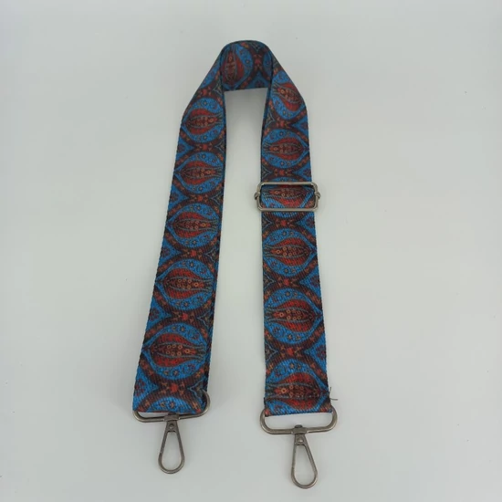 Textil táskafül heveder crossbody/vállpánt - tulipános
