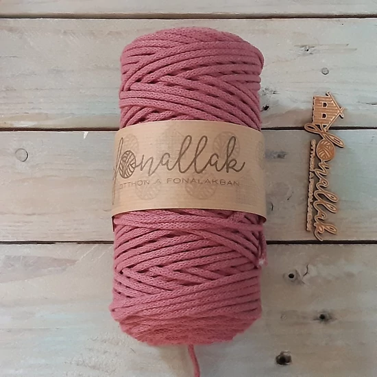 Zsinórfonal 3 mm - Rusty rose